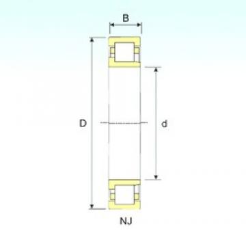 180 mm x 320 mm x 52 mm  ISB NJ 236 Rodamientos De Rodillos