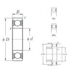 45 mm x 85 mm x 19 mm  KOYO 6209-2RU Cojinetes de bolas profundas