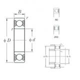 32 mm x 65 mm x 17 mm  KOYO 62/32-2RD Cojinetes de bolas profundas