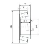 75 mm x 160 mm x 37 mm  NACHI QT7 Rodamientos De Rodillos Cónicos