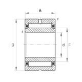 150 mm x 190 mm x 40 mm  INA NA4830 Rodamientos De Agujas