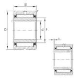 22 mm x 34 mm x 20 mm  INA NKI22/20-XL Rodamientos De Agujas