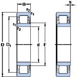 360 mm x 540 mm x 106 mm  SKF NU 2072 ECMA Cojinetes De Bola