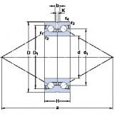 SKF BEAS 020052-2RS Cojinetes De Bola