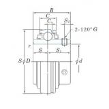 130 mm x 280 mm x 135 mm  KOYO UC326L3 Cojinetes de bolas profundas