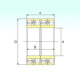 920 mm x 1280 mm x 815 mm  ISB FCDP 184256800 Rodamientos De Rodillos