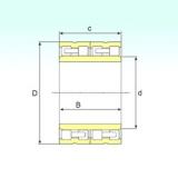 170 mm x 250 mm x 170 mm  ISB FC 3450170 Rodamientos De Rodillos